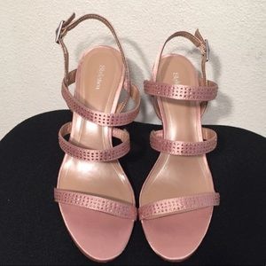 Style & Co. Champagne Pink Strappy Heel 6.5